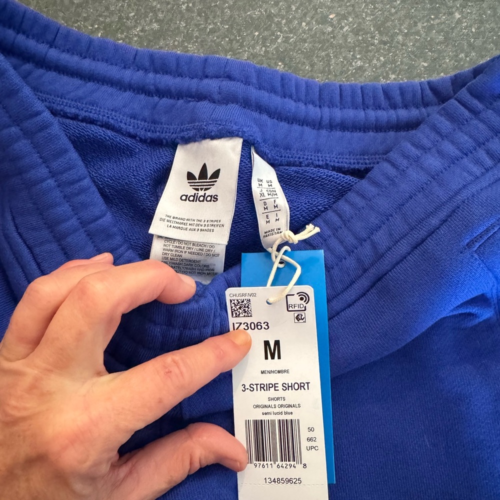 Adidas Men's Royal Blue Athletic Shorts Size M - Picture 4 of 6